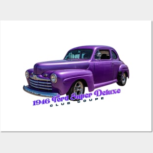 1946 Ford Super Deluxe Club Coupe Posters and Art